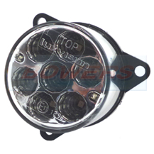 55mm Round Inner LED Clear Rear Indicator Light For 98mm Combinable Lights Lamps